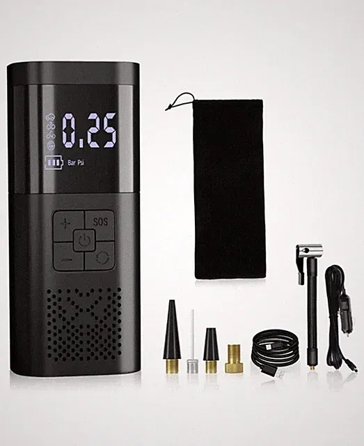 Car Electric Air Compressor Wireless Portable Inflator Tyre Digital Display