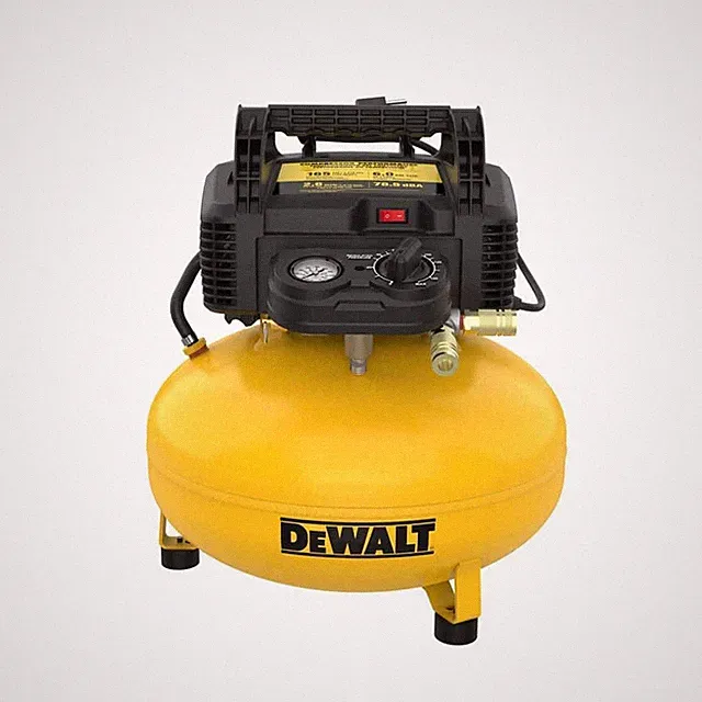 Electric Pancake Air Compressor Oil Free 6 Gal. 165 PSI 2.6 SCFM 120 Volts