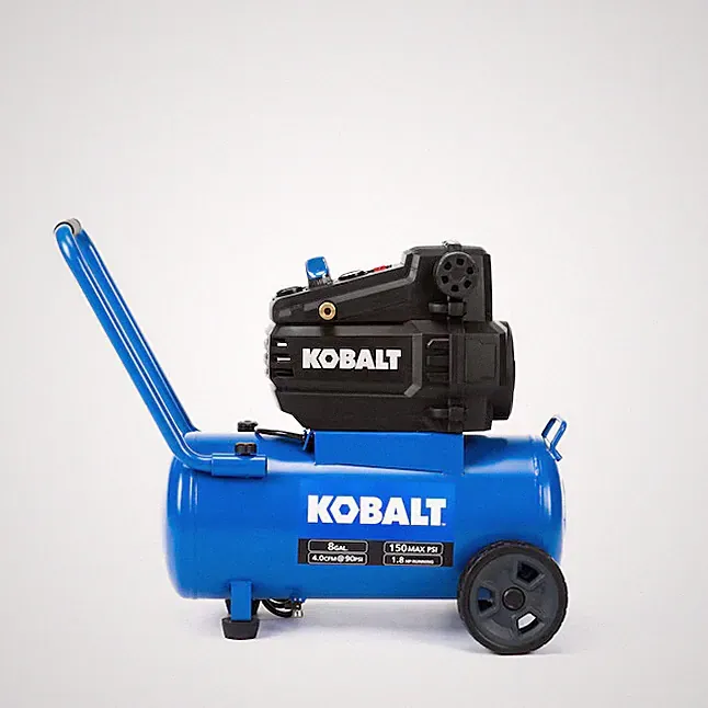 Kobalt 8-Gallon Portable Electric 150 PSI Horizontal Air Compressor
