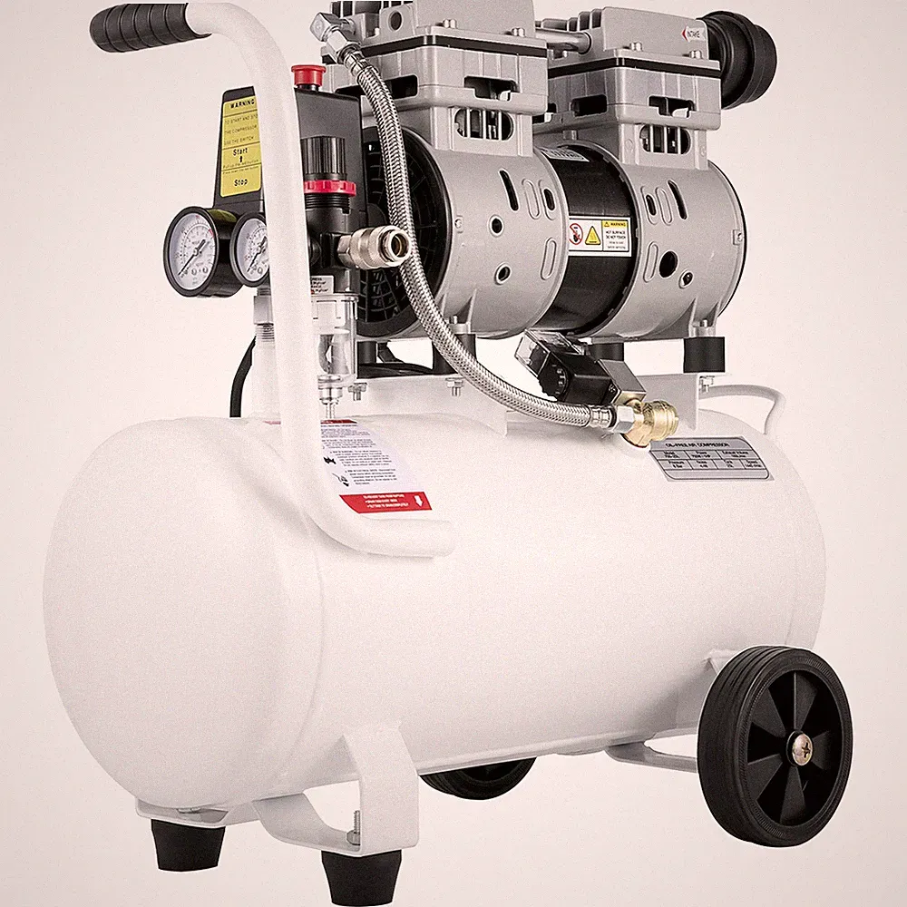 Uimoso Ultra Quiet Air Compressor 6.6 Gallon Oil Free Air Compressor 1hp 115PSI